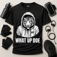 Funny Detroit Slang What Up Doe 313 Cooling Performance Crew T-Shirt