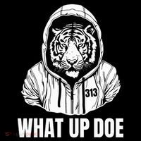 Funny Detroit Slang What Up Doe 313 Drawstring Bag