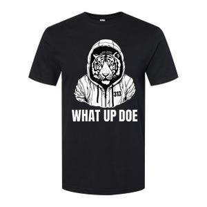 Funny Detroit Slang What Up Doe 313 Softstyle CVC T-Shirt