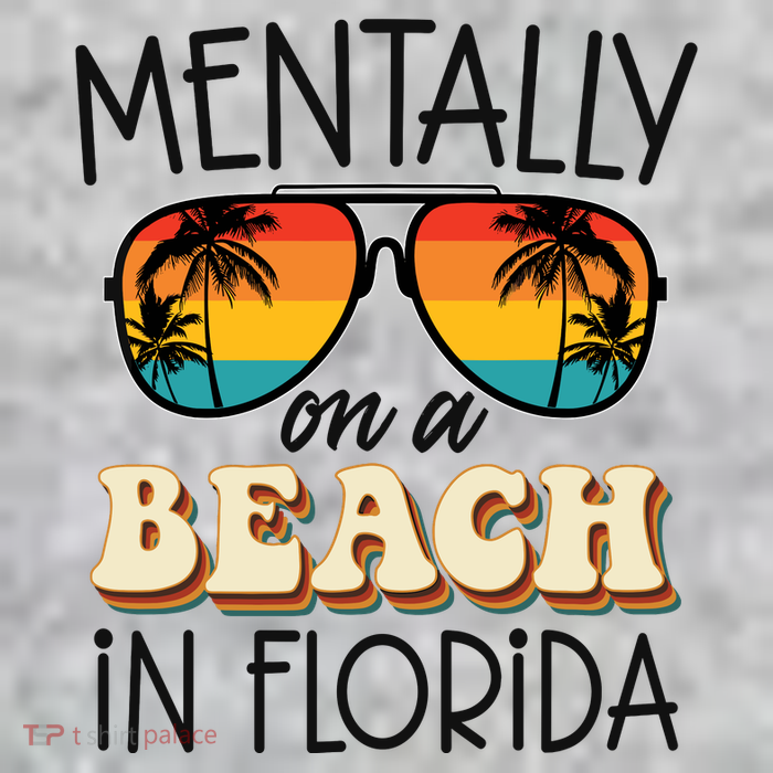 Florida Dreaming Snowbirdstally On A Beach In Florida Premium T-Shirt
