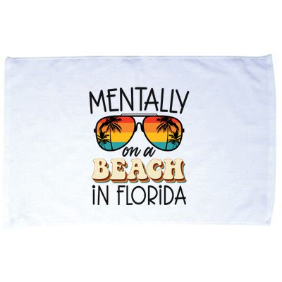 Florida Dreaming Snowbirdstally On A Beach In Florida Microfiber Hand Towel