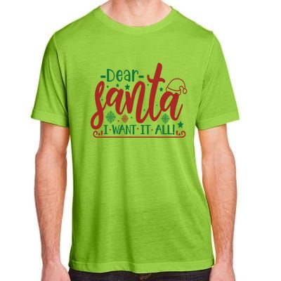 Funny Dear Santa I Want It Sarcastic Christmas Sweater Xmas Funny Gift Adult ChromaSoft Performance T-Shirt