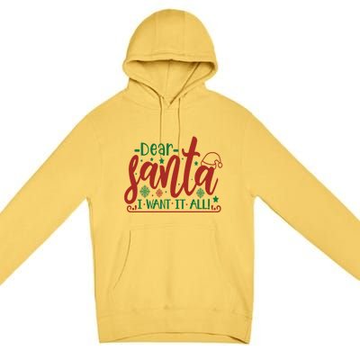 Funny Dear Santa I Want It Sarcastic Christmas Sweater Xmas Funny Gift Premium Pullover Hoodie