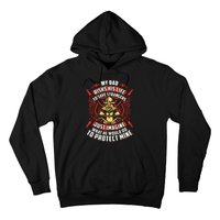 Firefighter Daughter Shirts My Dad Risks His Life Hoodie