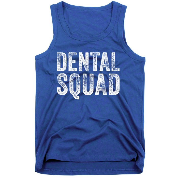 Funny Dental Squad Dentist Dental Vintage Distressed Gift Tank Top