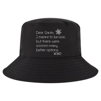 Funny Dear Santa Naughty Christmas  Cool Comfort Performance Bucket Hat