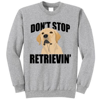 Funny Dont Stop Retrievin Retriever Dont Stop Retrieving Gift Sweatshirt