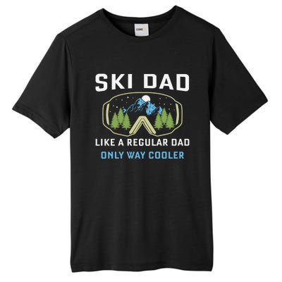 Father's Day Ski Dad Cool Proud Family Dad Gift Tall Fusion ChromaSoft Performance T-Shirt