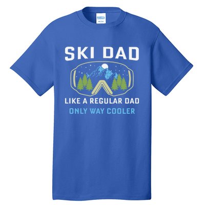 Father's Day Ski Dad Cool Proud Family Dad Gift Tall T-Shirt