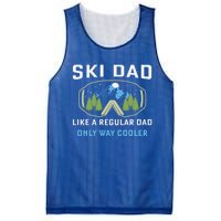 Father's Day Ski Dad Cool Proud Family Dad Gift Mesh Reversible Basketball Jersey Tank