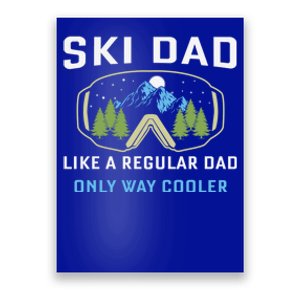 Father's Day Ski Dad Cool Proud Family Dad Gift Poster