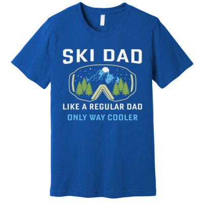 Father's Day Ski Dad Cool Proud Family Dad Gift Premium T-Shirt