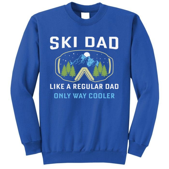 Father's Day Ski Dad Cool Proud Family Dad Gift Tall Sweatshirt