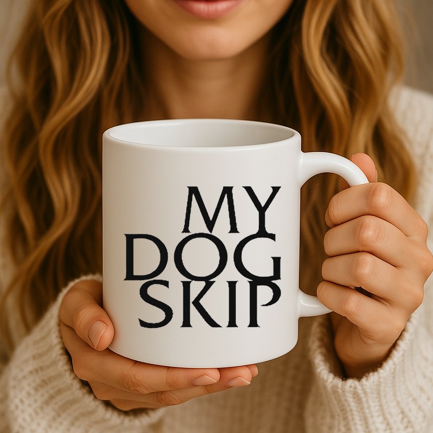 Funny Dog Saying My Dog Skip Mug