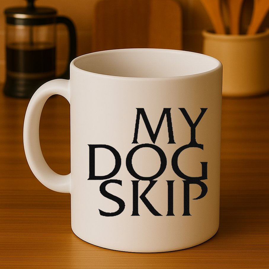 Funny Dog Saying My Dog Skip Mug