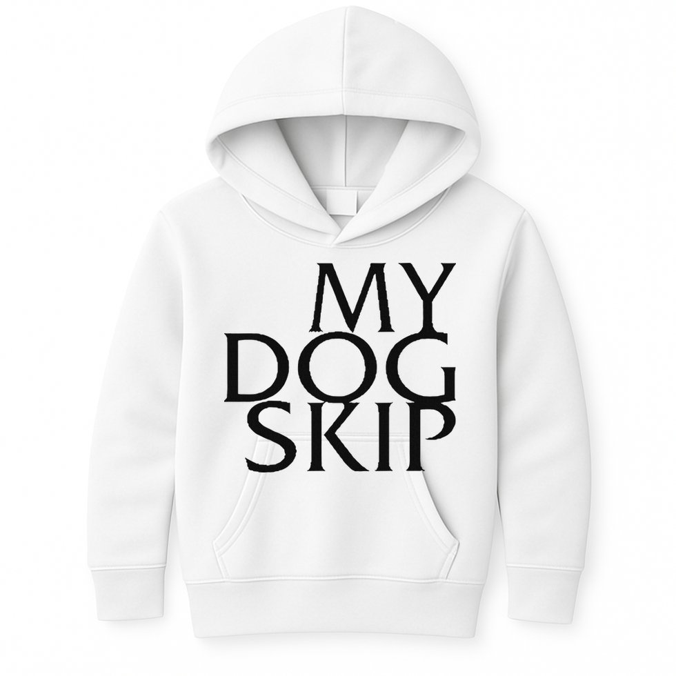 Funny Dog Saying My Dog Skip Kids Hoodie