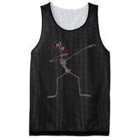 Funny dabbing Siren Head halloween meme gifts Mesh Reversible Basketball Jersey Tank