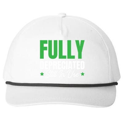 Fully Depreciated Still In Use Cute Gift Snapback Five-Panel Rope Hat