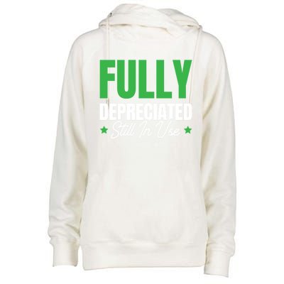 Fully Depreciated Still In Use Cute Gift Womens Funnel Neck Pullover Hood