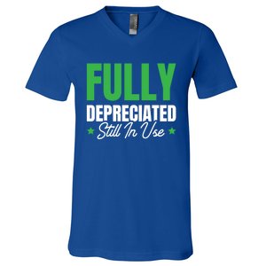 Fully Depreciated Still In Use Cute Gift V-Neck T-Shirt