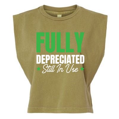 Fully Depreciated Still In Use Cute Gift Garment-Dyed Women's Muscle Tee