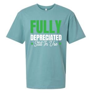 Fully Depreciated Still In Use Cute Gift Sueded Cloud Jersey T-Shirt