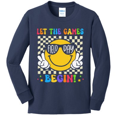 Field Day Shirts Let The Games Begin Teacher Kids Long Sleeve Shirt