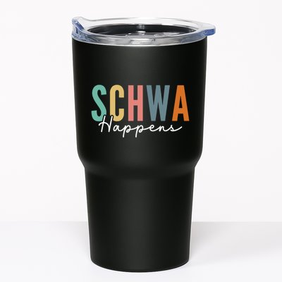Funny Dyslexia Schwa Happens Speech Phonics Teacher Linguist Tumbler