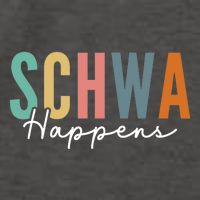 Funny Dyslexia Schwa Happens Speech Phonics Teacher Linguist Vector Backpack