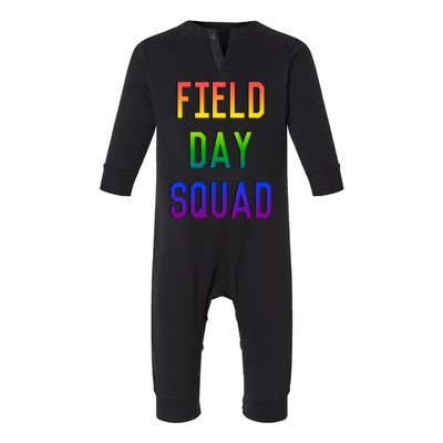 Field Day Squad Funny Gift Infant Fleece One Piece