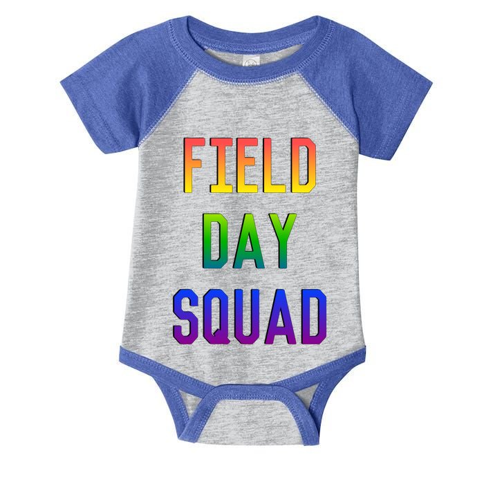 Field Day Squad Funny Gift Infant Baby Jersey Bodysuit