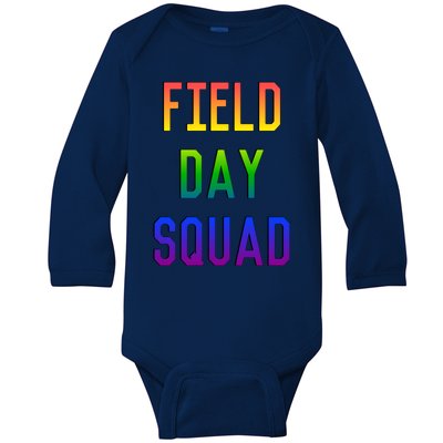 Field Day Squad Funny Gift Baby Long Sleeve Bodysuit