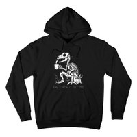 Funny Dinosaur Skeleton Costume Goth Hoodie