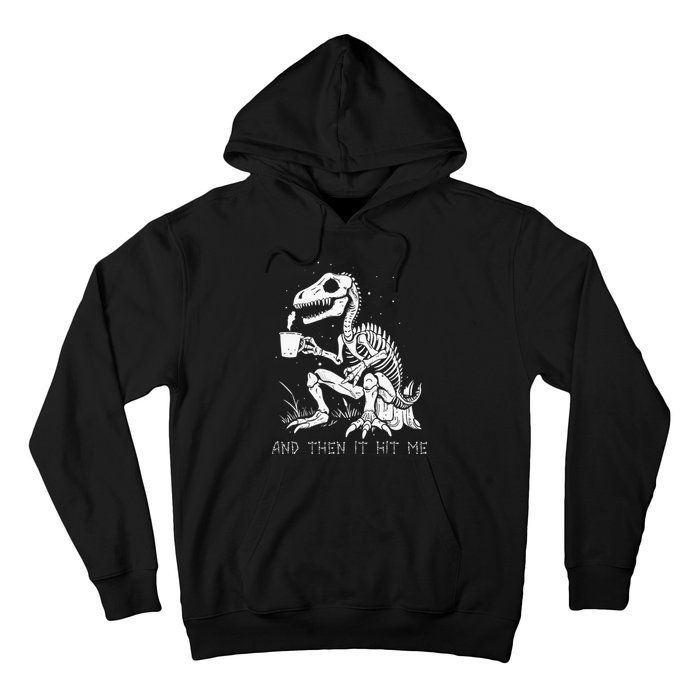 Funny Dinosaur Skeleton Costume Goth Hoodie