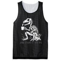 Funny Dinosaur Skeleton Costume Goth Mesh Reversible Basketball Jersey Tank