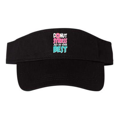 Funny Donut Stress Just Do Your Best School Testing Visor