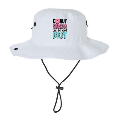 Funny Donut Stress Just Do Your Best School Testing Legacy Cool Fit Booney Bucket Hat