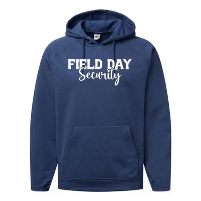 Field Day Security Teacher Cool Gift Performance Fleece Hoodie