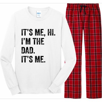 Fathers Day Shirts Funny Its Me Hi Im The Dad Its Me Long Sleeve Pajama Set