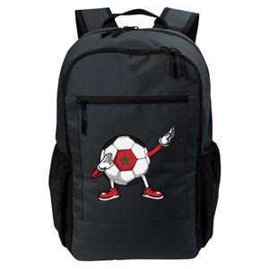 Funny Dabbing Soccer Morocco Jersey Moroccan Football Lovers Gift Daily Commute Backpack