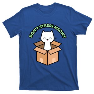 Funny Don’t Stress Meowt Cat Lover Kitten Cat Pun Cute Gift T-Shirt