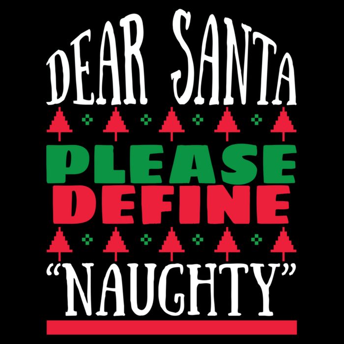 Funny Dear Santa Please Define Naughty Christmas Gift Impact Tech Backpack