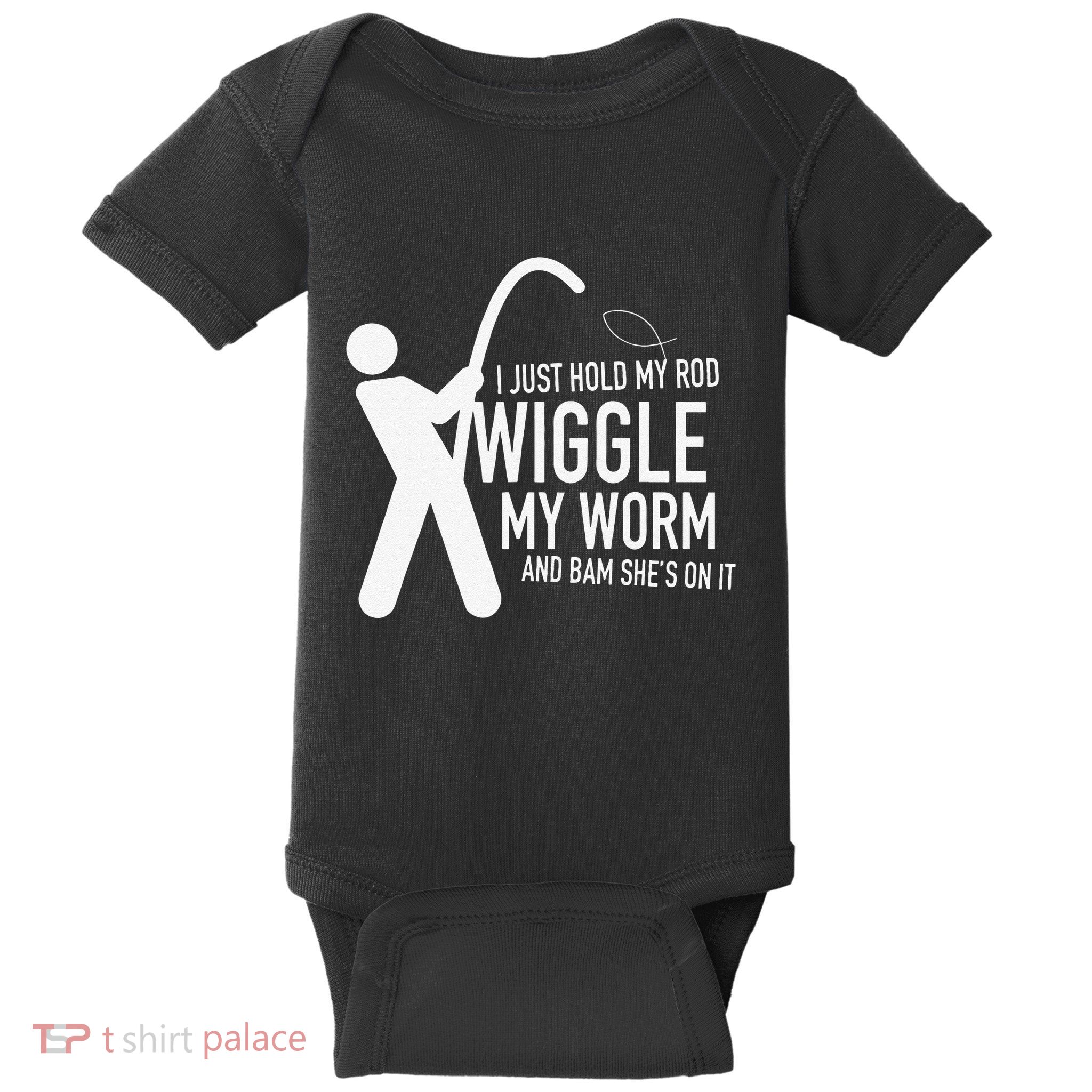 Fishing Dirty Sexual Humor Baby Bodysuit
