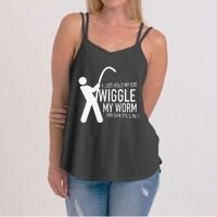 Fishing Dirty Sexual Humor Women's Strappy Tank