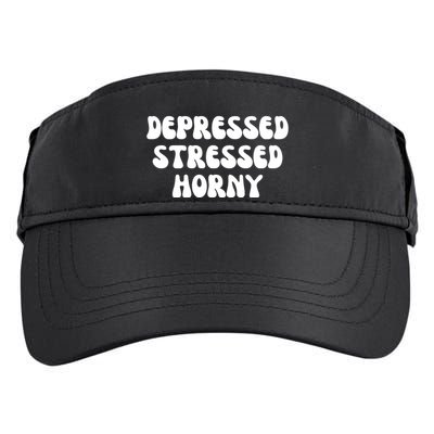 Funny Depressed Stressed Horny Adult Drive Performance Visor
