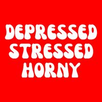 Funny Depressed Stressed Horny Apron