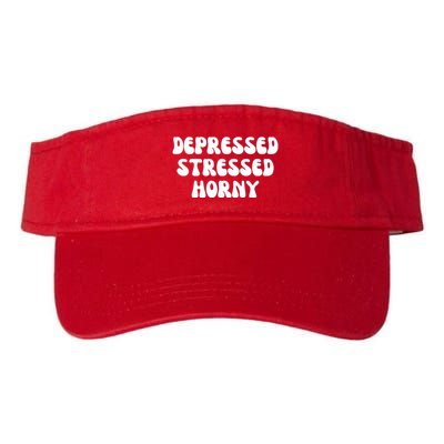 Funny Depressed Stressed Horny Visor
