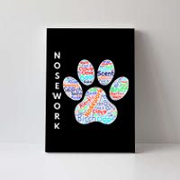 Fun Dog Scent Design Dog Nose Birch Clove Anise Wordcloud Canvas