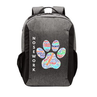 Fun Dog Scent Design Dog Nose Birch Clove Anise Wordcloud Vector Backpack