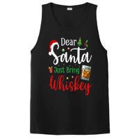 Funny Dear Santa Just Bring Whiskey Christmas Pajamas PosiCharge Competitor Tank